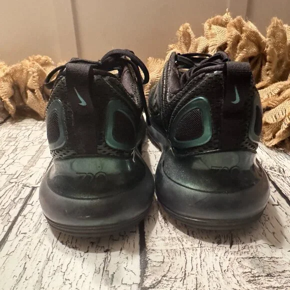 Mens Nike Air Max Sneakers Green Black - Picture 3 of 6